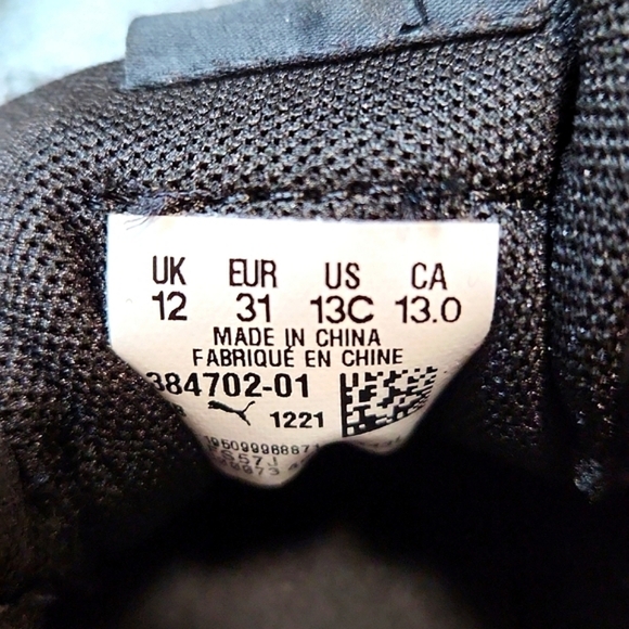 Puma Stretch Lace Slip-On Silver Sneakers, Size 13 ~ NWOT - Picture 9 of 9